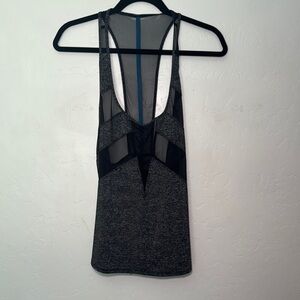 Lululemon Athletica Black and Gray Tank Top